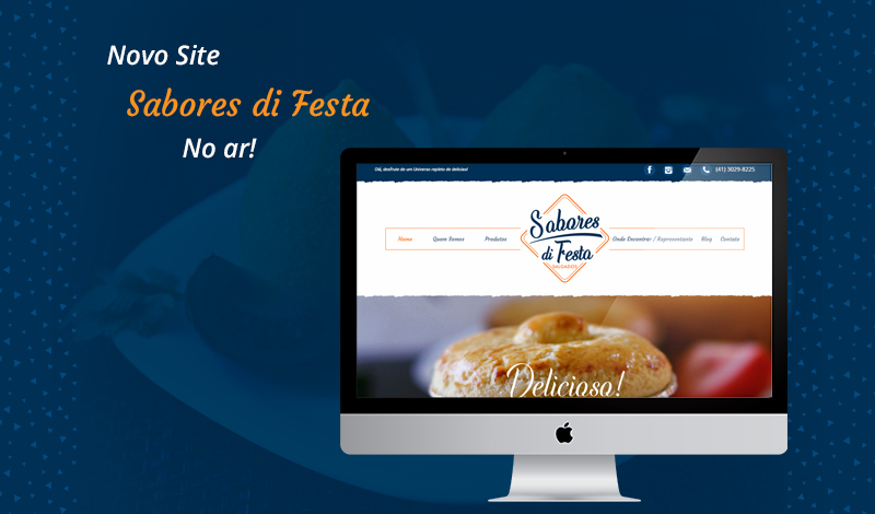 Novo Site Sabores di Festa!