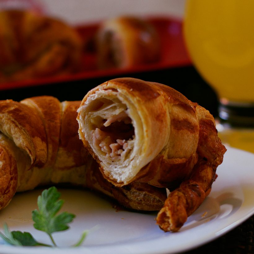 Croissant de Presunto e Queijo